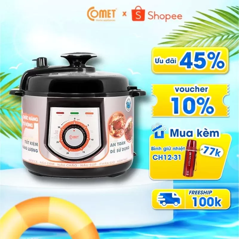Nồi áp suất điện 5L COMET CM6150