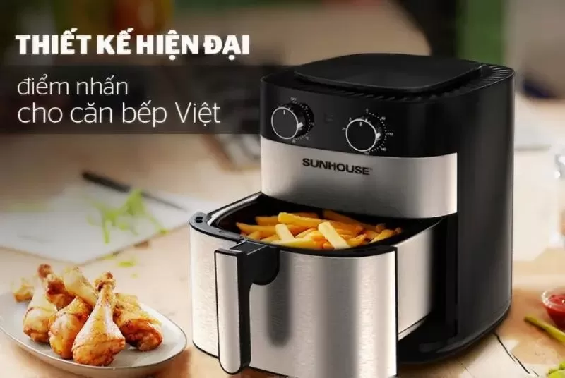 Nồi chiên không dầu Sunhouse SHD4026 6 lít