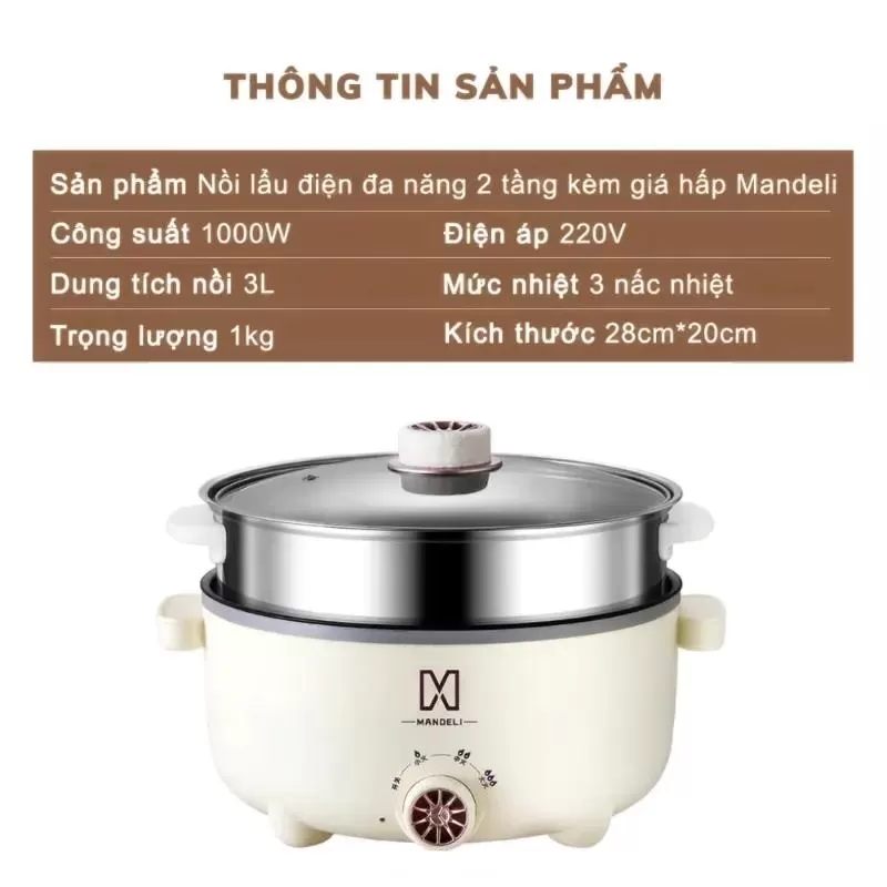 Nồi lẩu điện Hàn Quốc KAIMEIDI