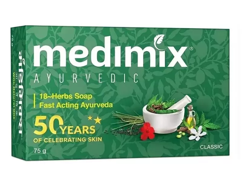 Xà phòng trị mụn lưng 18 loại thảo dược Medimix Ayurveda