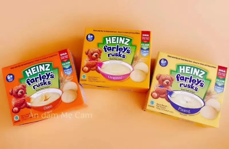 Bánh ăn dặm cho bé Heinz