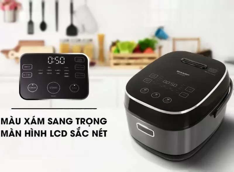 Nồi cơm điện cao tần Sharp KS-IH191V-BK/GL/RD