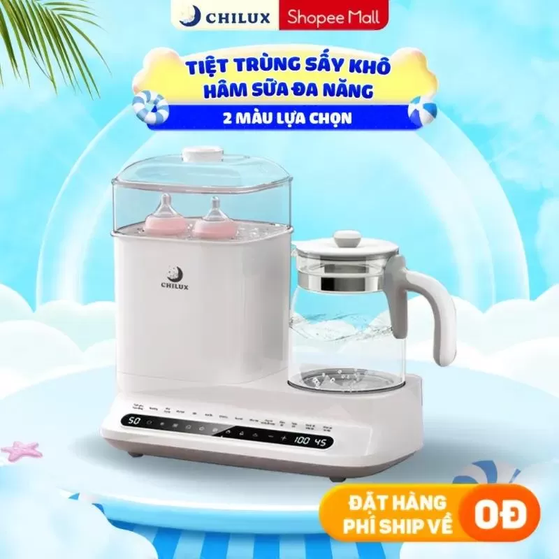 Máy tiệt trùng và sấy khô bình sữa Kenjo