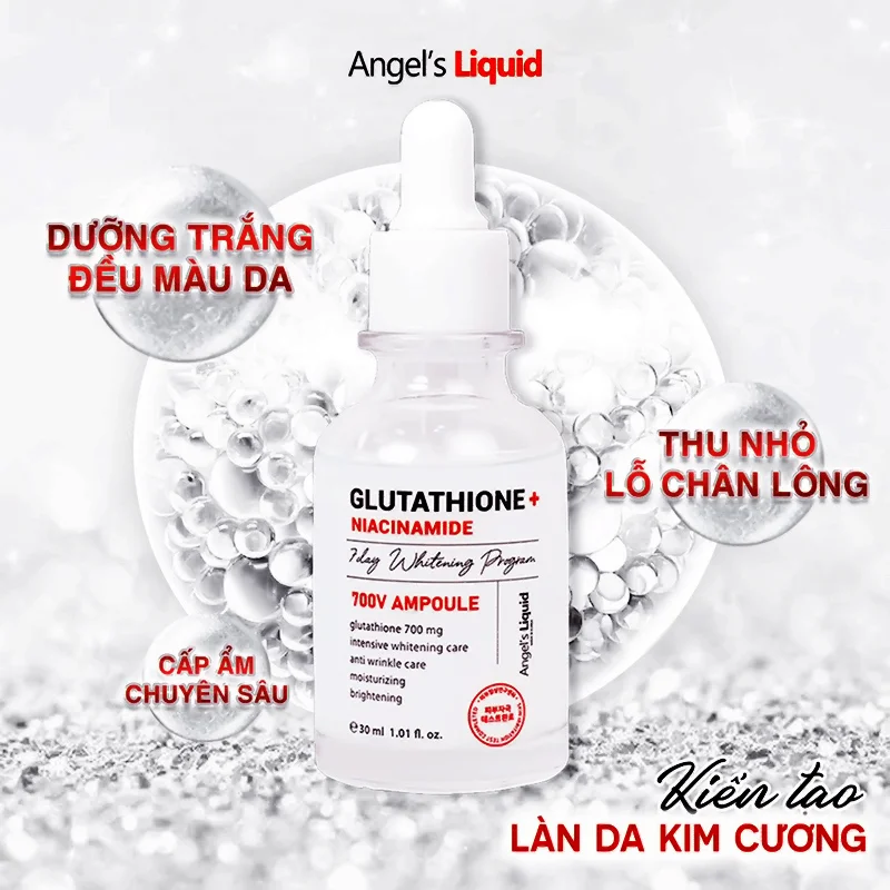 Serum Angels Liquid Glutathione 700mg + 5% HA